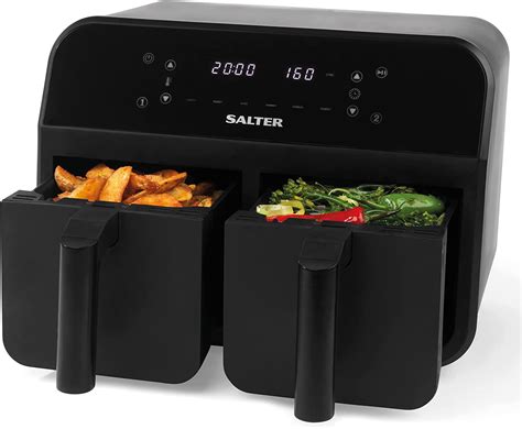 Before First Use STEP 1: Before connecting the <b>air</b> <b>fryer</b> to the mains power supply, wipe the <b>air</b> <b>fryer</b> main unit with a soft, damp cloth and dry thoroughly. . Salter air fryer